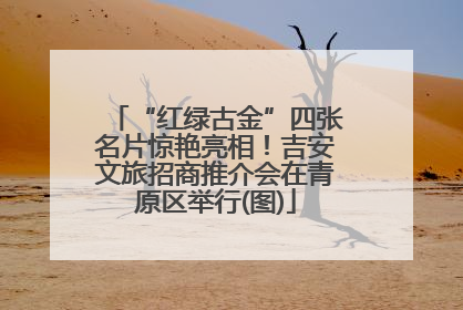“红绿古金”四张名片惊艳亮相！吉安文旅招商推介会在青原区举行(图)