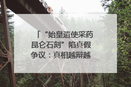 “始皇遣使采药昆仑石刻”陷真假争议：真相越辩越明｜新京报专栏