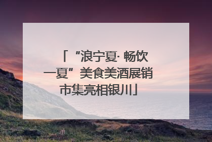 “浪宁夏· 畅饮一夏”美食美酒展销市集亮相银川