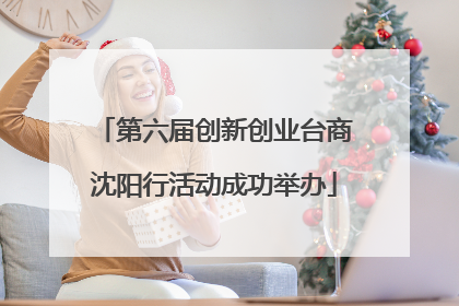 第六届创新创业台商沈阳行活动成功举办