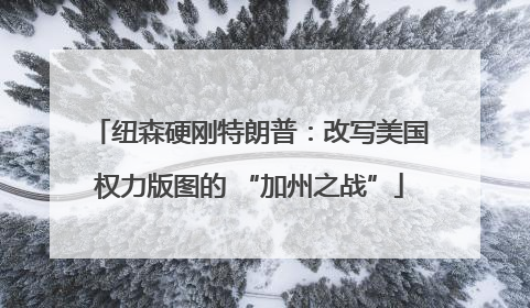 纽森硬刚特朗普：改写美国权力版图的 “加州之战”