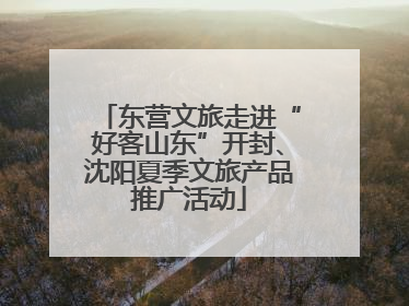 东营文旅走进“好客山东”开封、沈阳夏季文旅产品推广活动