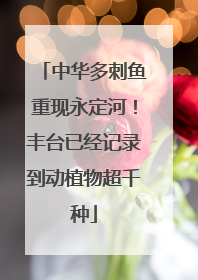 中华多刺鱼重现永定河！丰台已经记录到动植物超千种