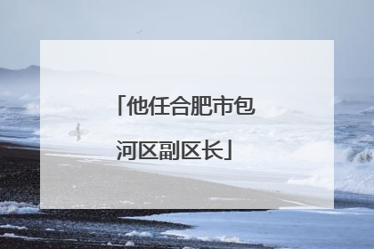 他任合肥市包河区副区长