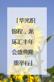 华光织锦程，龙环汇丰年会盛典隆重举行