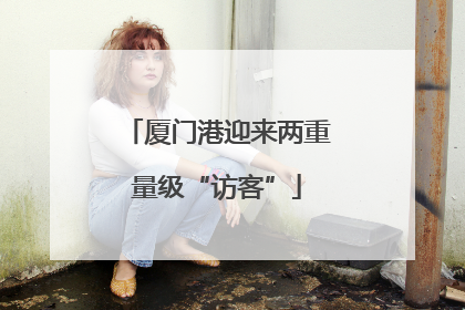 厦门港迎来两重量级“访客”