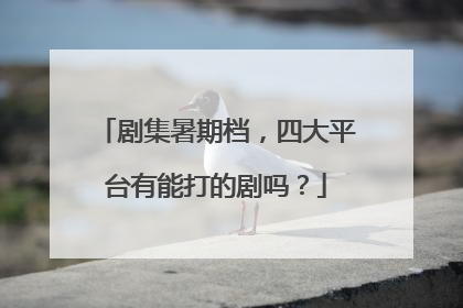 剧集暑期档，四大平台有能打的剧吗？