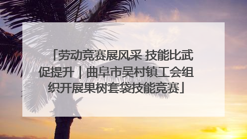 劳动竞赛展风采 技能比武促提升｜曲阜市吴村镇工会组织开展果树套袋技能竞赛