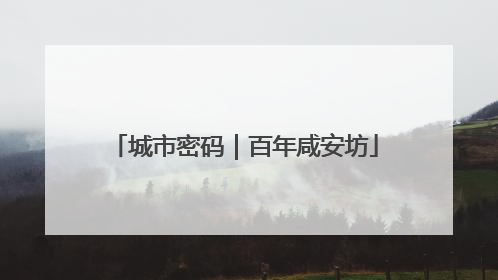 城市密码｜百年咸安坊