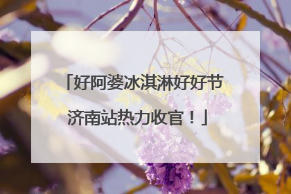 好阿婆冰淇淋好好节 济南站热力收官！