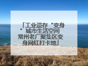 工业遗存“变身”城市生活空间 常州老厂聚集区变身网红打卡地