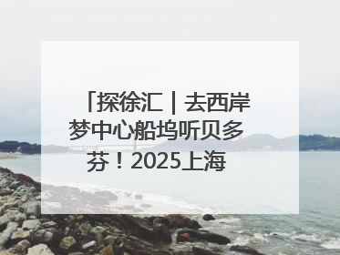 探徐汇｜去西岸梦中心船坞听贝多芬！2025上海夏季音乐节公布节目阵容
