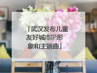 武汉发布儿童友好城市IP形象和主题曲