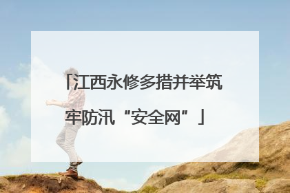 江西永修多措并举筑牢防汛“安全网”