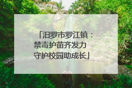 汨罗市罗江镇：禁毒护苗齐发力 守护校园助成长