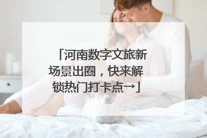 河南数字文旅新场景出圈，快来解锁热门打卡点→