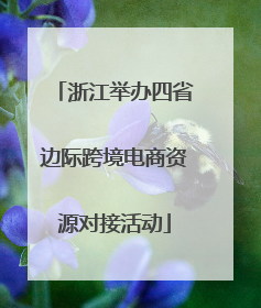 浙江举办四省边际跨境电商资源对接活动