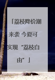 荔枝降价潮来袭 今夏可实现“荔枝自由”
