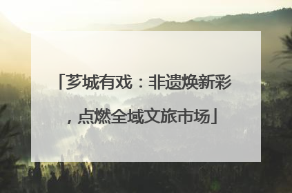 芗城有戏：非遗焕新彩，点燃全域文旅市场