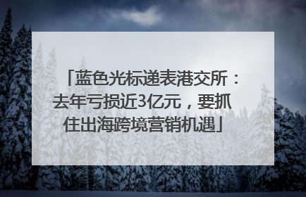 蓝色光标递表港交所：去年亏损近3亿元，要抓住出海跨境营销机遇