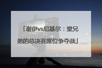 谢伊vs尼基尔：堂兄弟的总决赛席位争夺战