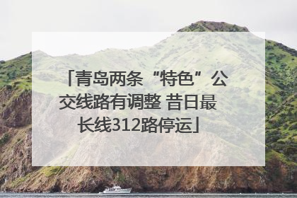 青岛两条“特色”公交线路有调整 昔日最长线312路停运