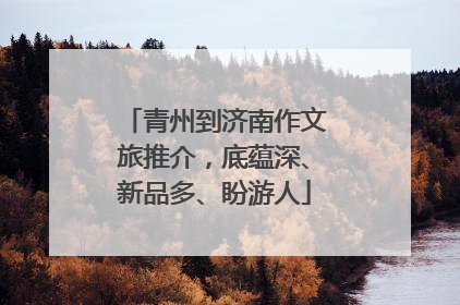 青州到济南作文旅推介，底蕴深、新品多、盼游人