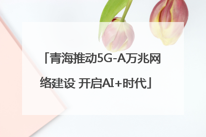 青海推动5G-A万兆网络建设 开启AI+时代