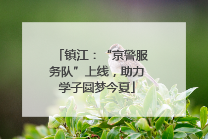 镇江：“京警服务队”上线，助力学子圆梦今夏
