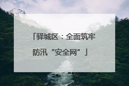驿城区：全面筑牢防汛“安全网”