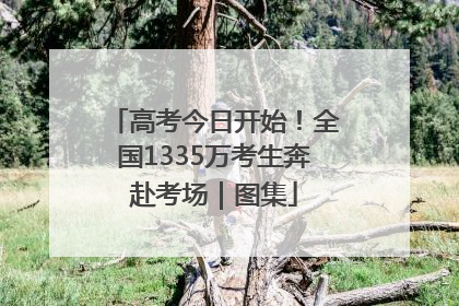 高考今日开始！全国1335万考生奔赴考场｜图集