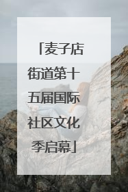 麦子店街道第十五届国际社区文化季启幕