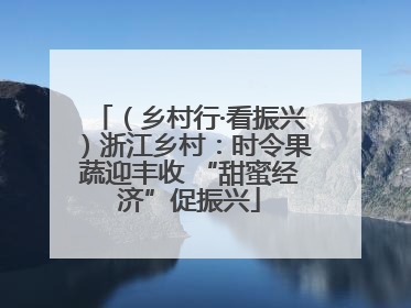 （乡村行·看振兴）浙江乡村：时令果蔬迎丰收 “甜蜜经济”促振兴