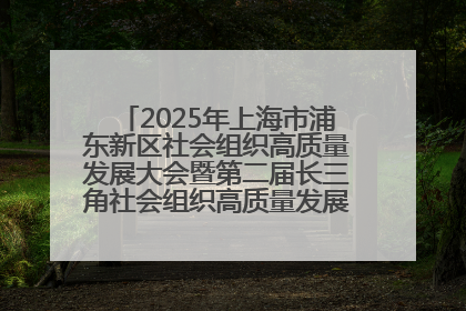 2025年上海市浦东新区社会组织高质量发展大会暨第二届长三角社会组织高质量发展峰会成功举办